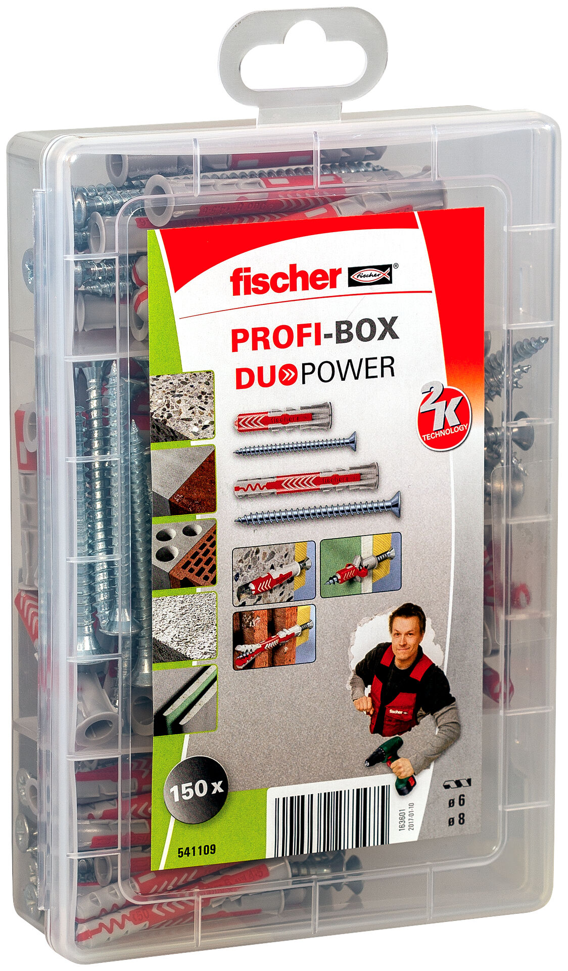 fischer Profi-Box DuoPower short/long + screws